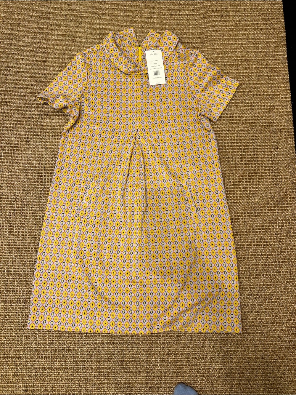 Tyler Böe Yellow & Blue Floral Knit Hoodie